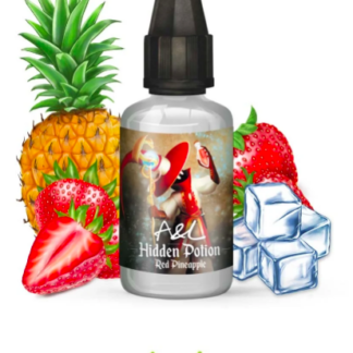 Plongez dans l'exotisme tropical avec l'Arôme Concentré Red Pineapple 30ml par A&L Hidden Potion. Découvrez une explosion de saveurs juteuses et sucrées avec ce concentré captivant.